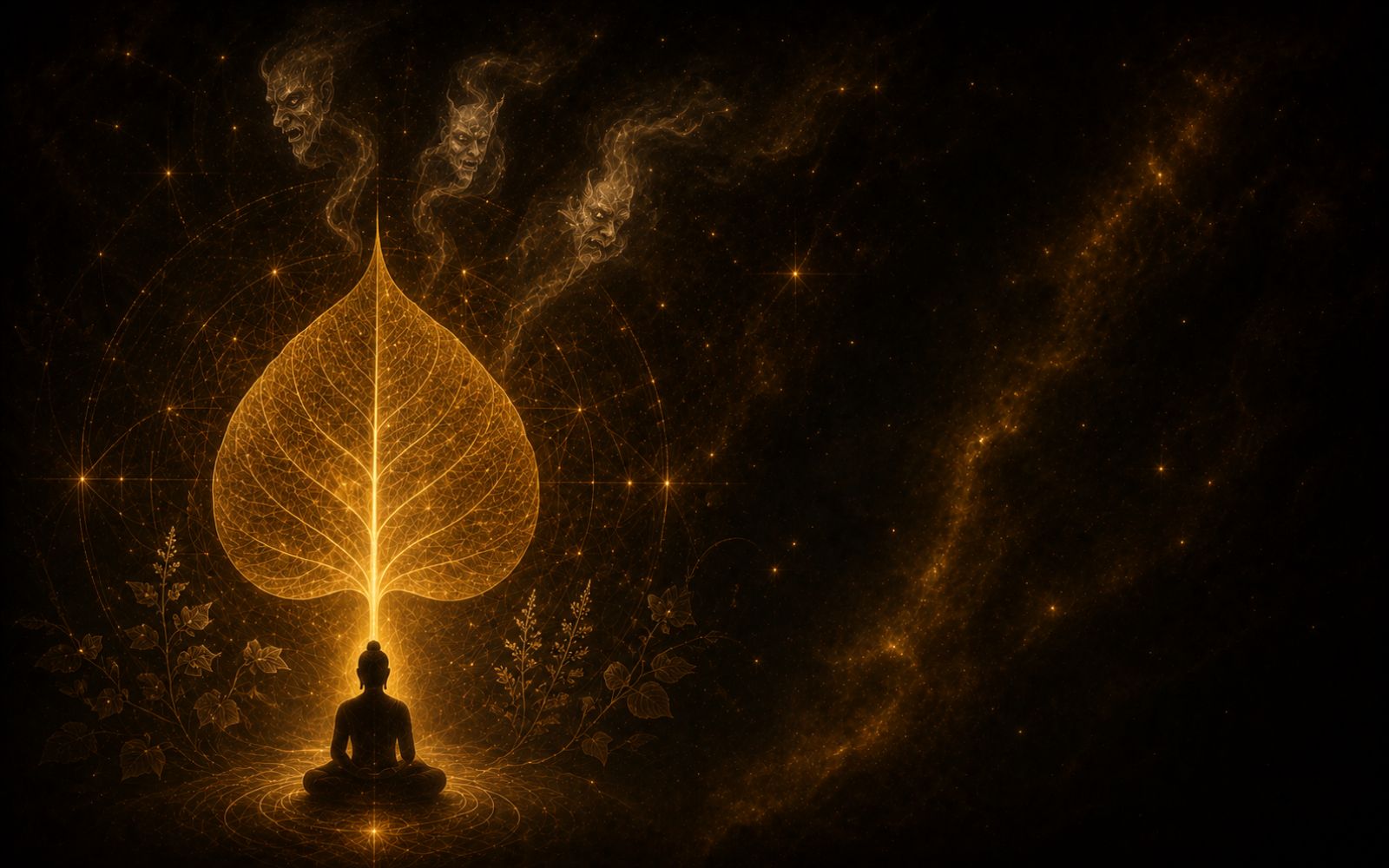 Bodhi Compass — Vedic chart read as the map of your conditioning and met with the Buddhist Dharma that loosens it
